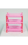 Hitech Sales Plastic 3-Tier Multipurpose Storage Rack Organizer Shelf for Home, Kitchen, and Office (Colour May Vary)