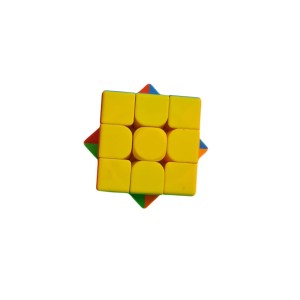 Hitech Sales 3x3 Speedcube | Stickerless Cube for Kids & Adults | Magic Speedy Stress Buster Brainstorming Puzzle - Multicolor Design