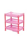 Hitech Sales Plastic 3-Tier Multipurpose Storage Rack Organizer Shelf for Home, Kitchen, and Office (Colour May Vary)
