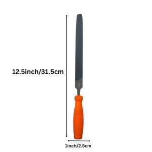 Nicholson Lima Plana Flat File – 12-Inch Double-Cut Hand File with Ergonomic Handle for Metal, Wood & Plastic – Heavy Duty High Carbon Steel Filing Tool (small) Nicholson Lima Plana Flat File – 12-Inch Double-Cut Hand File with Ergonomic Handle for Metal, Wood & Plastic – Heavy Duty High Carbon Steel Filing Tool (small)