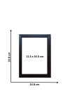 Hitech Swami Vivekananda Laminated photo frame for table, Study & living room, gifts (Pvc Frame and Front face - Glass, 8 x 6 inch)