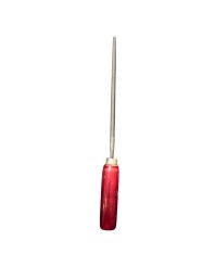 Round File with Wooden Handle | Heavy Duty Steel Metal Filing Tool for Wood, Metal & DIY Work | Comfortable Grip Hand File for Workshop & Home Use