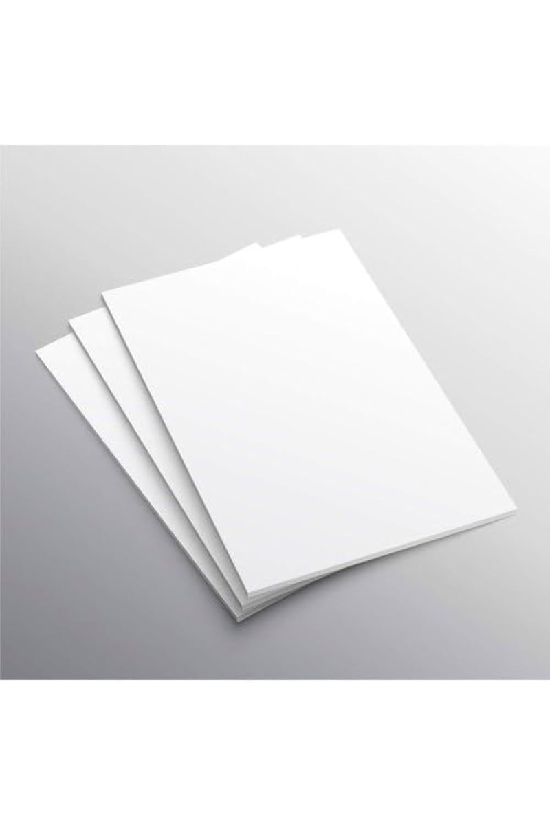 A4 Size Plain White Paper Pack of 1 (Sheets – 500) Multipurpose Sheets for Home, Office, School, Crafting, Printing, Writing, and Sketching, Art Projects (Smooth Finish - 65 GSM)