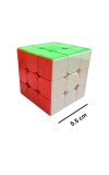 Hitech Sales 3x3 Speedcube | Stickerless Cube for Kids & Adults | Magic Speedy Stress Buster Brainstorming Puzzle - Multicolor Design