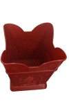 Plastic Tulsi Pot for Home | Durable & Weatherproof | Traditional Planter for Holy Basil (Tulsi) | Indoor & Outdoor Use | Decorative Plant Pot (Small)