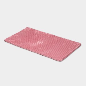Home Beautiful Anti-Skid Silver Polyester Bath Mat Home Beautiful Anti-Skid Silver Polyester Bath Mat