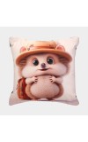 Home Beautiful Beige Polyester Cushion