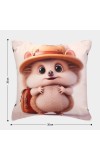 Home Beautiful Beige Polyester Cushion