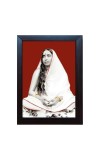 Hitech Sarada Ma Laminated photo frame for table, Study & living room, gifts (Pvc Frame and Front face - Glass, 8 x 6 inch)