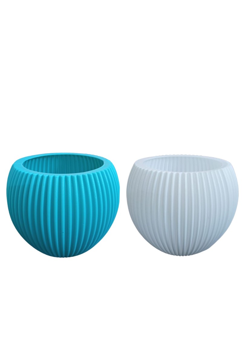 Combo of 2 Plastic Flower Pots