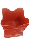 Plastic Tulsi Pot for Home | Durable & Weatherproof | Traditional Planter for Holy Basil (Tulsi) | Indoor & Outdoor Use | Decorative Plant Pot (Medium)
