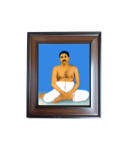 Hi Tech Sales Anukul Chandra Chakravarty Polystyrene Photo Frame for Wall Decor Home, Office, and Temple - Printed Photo, Pack of 1