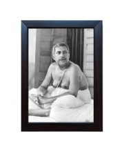 Hitech Sri Sri Anukulchandra Thakur Laminated photo frame for table, Study & living room, gifts (Pvc Frame and Front face - Glass, 8 x 6 inch)