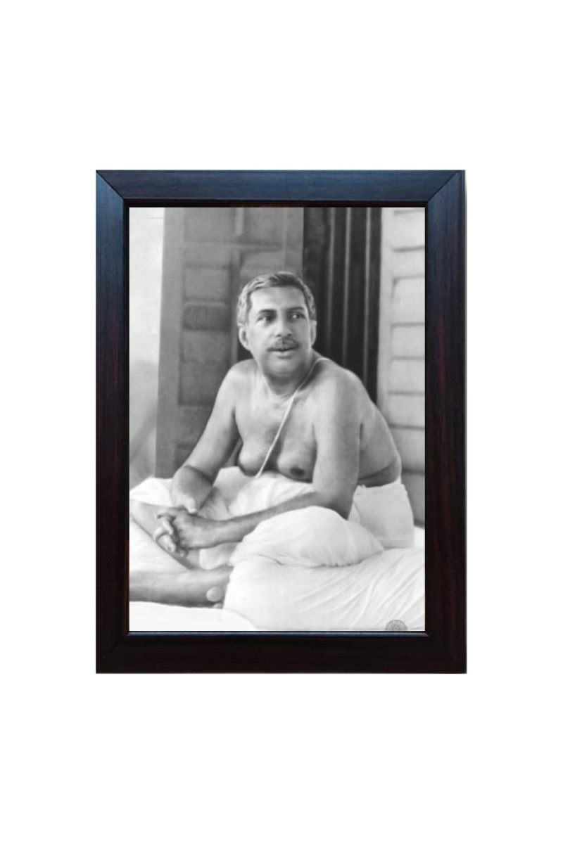 Hitech Sri Sri Anukulchandra Thakur Laminated photo frame for table, Study & living room, gifts (Pvc Frame and Front face - Glass, 8 x 6 inch)