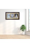HiTechMart Swami Vivekananda & Ramakrishna Paramhansa & Sarada maa photo frame || Three pictures in one Frame || Laminated photo frame for wall, living room, gifts (Wood Base and Front Laminated)
