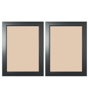 Set of 2 Black Photo Frames for Wall & Table Décor – Modern Minimalist Empty Picture Frames for Home & Office, Display Portrait or Landscape Orientation. (2, 11x9)