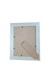 Marble Design Photo Frame – Modern Wall & Tabletop Picture Frame with Glass Front and MDF Back (Empty Frame) (Marble White)