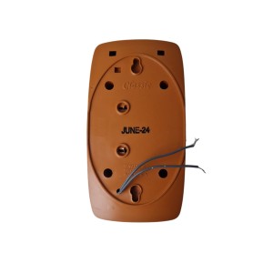 Hitech Sales Musical Door Bell The Right Choice White Hexa Ding Dong Door Bell Stereophonic Bell Wired Door Chime