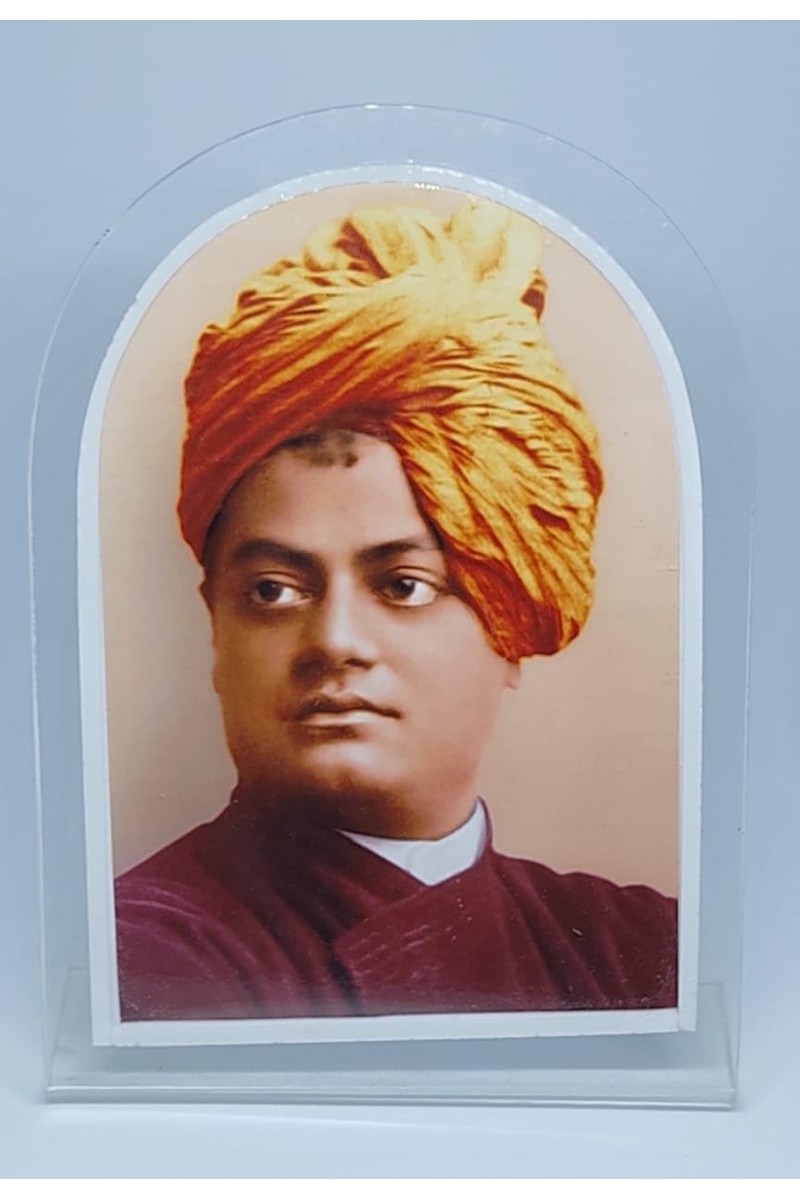 Hi Tech Sales, Swami Vivekananda Frame - Stand Photo Frame for table, Home Decor, Office, Living Room, Study Room (Size 10.4 x 15)