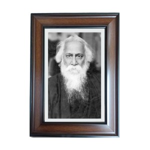 Hi Tech Sales Rabindra Nath Tagore Polystyrene Photo Frame for Wall Decor Home, Office, and Temple - Printed Photo, Pack of 1