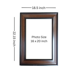 Hi Tech Sales Rabindra Nath Tagore Polystyrene Photo Frame for Wall Decor Home, Office, and Temple - Printed Photo, Pack of 1