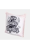 Home Beautiful White Polyester Cushion