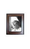 Hi Tech Sales Kazi Nazrul Islam Polystyrene Photo Frame for Wall Decor Home, Office, and Temple - Printed Photo, Pack of 1
