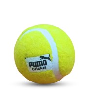 Hitech Sales - Pumo Cricket Tennis Ball | Lightweight Yellow Tennis Ball for Cricket Practice & Play | Durable and High Bounce Ball for Indoor & Outdoor Use (Medium, 1, Count)