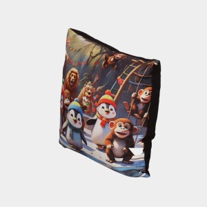 Home Beautiful Multicolour Polyester Cushion