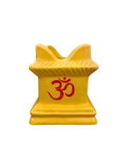 Tulsi Tree Planter Pot Indoor Outdoor Sacred Basil Plant Holder Decorative Eco-Friendly Durable Lightweight (Yellow)