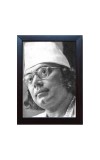Hitech Kazi Nazrul Islam Laminated Photo Frame for Table, Study & Living Room, Gifts (PVC Frame and Front face - Glass, 8 x 6 inch)