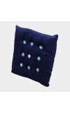 Home Beautiful Blue Polyester Cushion