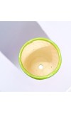 Green Ceramic Plant Pot for Indoor Plants | Decorative Textured Flower Planter for Home, Office & Tabletop Decor (only Pot)