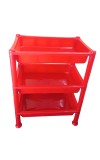 Hitech Sales Plastic 3-Tier Storage Rack Multipurpose Organizer Shelf for Home, Kitchen, and Office (Colour May Vary)