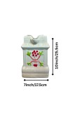 Ceramic Tulsi Pot for Home | Handmade, Vastu-Friendly, Tulsi Planter for Puja Mandir & Balcony