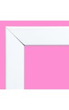 HiTechMart Minimalist White Photo Frame 7x9 Inch Modern Tabletop Picture Frame for Family, Wedding, Home Decor Sleek Decorative Frame for Living Room, Bedroom, Office Display