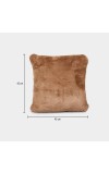 Home Beautiful Brown Velvet Cushion