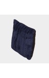 Home Beautiful Navy Blue Polyester Cushion