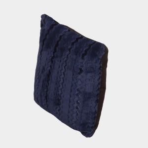 Home Beautiful Navy Blue Polyester Cushion
