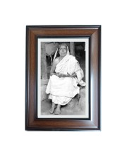 Hi Tech Sales Maa Sarada Polystyrene Photo Frame for Wall Decor Home, Office, and Temple - Printed Photo, Pack of 1