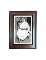 Hi Tech Sales Maa Sarada Polystyrene Photo Frame for Wall Decor Home, Office, and Temple - Printed Photo, Pack of 1