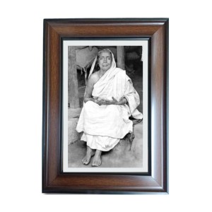 Hi Tech Sales Maa Sarada Polystyrene Photo Frame for Wall Decor Home, Office, and Temple - Printed Photo, Pack of 1