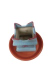 Tulsi Planter Pot with Tray for Home Balcony Indoor Outdoor Garden Decorative Durable Plastic Pot for Holy Basil Plant