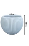 Combo of 2 Plastic Flower Pots