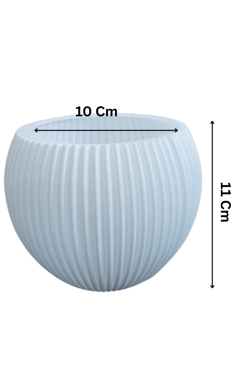 Combo of 2 Plastic Flower Pots