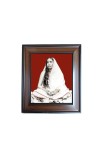 Hi Tech Sales Maa Sarada Devi Polystyrene Photo Frame for Wall Decor Home, Office, and Temple - Printed Photo, Pack of 1