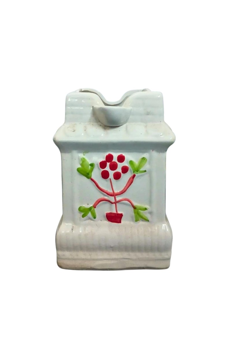 Ceramic Tulsi Pot for Home | Handmade, Vastu-Friendly, Tulsi Planter for Puja Mandir & Balcony