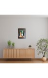 Hi Tech Sales Sri Ramakrishna Paramahamsa Polystyrene Photo Frame for Wall Decor Home, Office, and Temple (Wallmount, Brown, Printed Photo, Pack of 1) (Brown, 10 x 14, Framed)