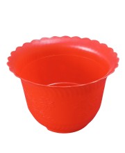 HiTechMart Medium Flower Pots (6''H x 9''W) – Stylish Planters with Drainage for Indoor & Outdoor Plants, Succulents, and Herbs (1)