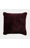 Home Beautiful Wine Velvet Cushion